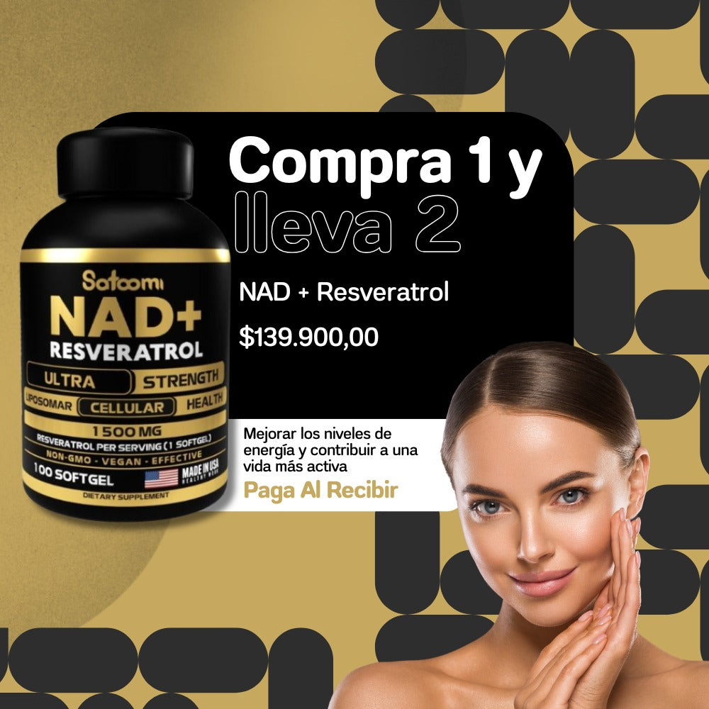 Resveratrol NAD+ Resveratrol Ultra compre 1 y leve 2