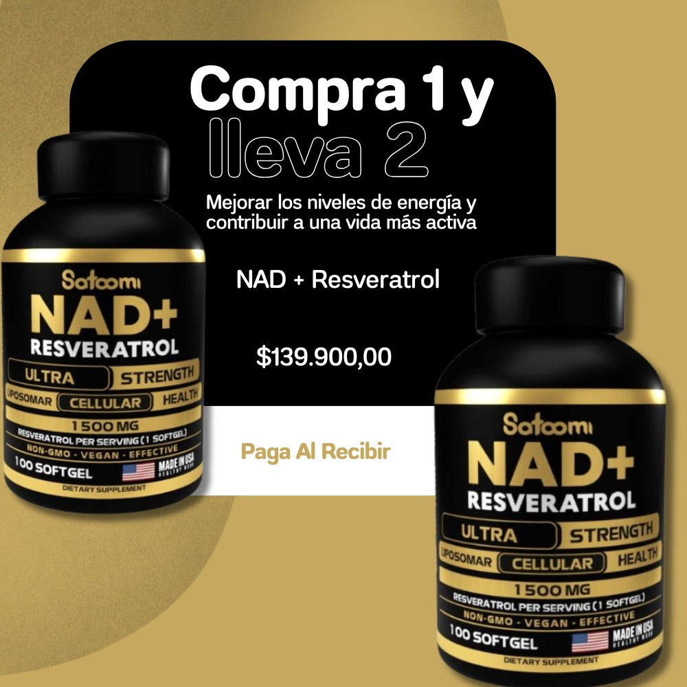 Resveratrol NAD+ Resveratrol Ultra compre 1 y leve 2