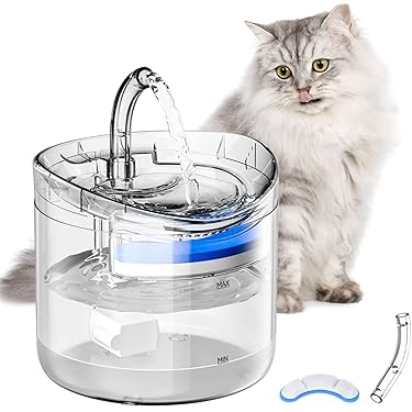 Fuente Automática Transparente para Gatos